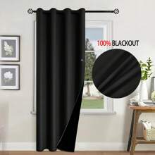 2pcs Blackout Curtains Thermal Insulated Lined Window Curtain Panels For Living Room, Bedroom, Kitchen, Bathroom, Home Decor Curtains For Living Room Room Decor Home Decor Living Room Kitchen Decor Living Room Decor Room Decor Curtains Bedroom