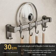 1 Piece Tool For Home Decoration Bathroom Hook No-Drill Hanging Rod Shovel Hanger Row Hook Multifunctional Wall-Mounted Storage Knife Holder