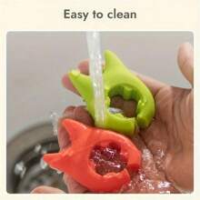 3pcs Functional Kitchen Utensil Holder, All-In-One Cooking Tools Organizer Stand, Silicone Kitchen Tools Set