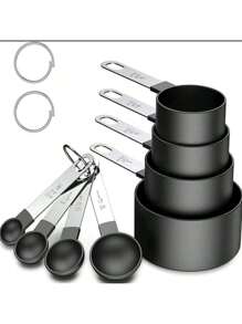 8 Piece Kitchen Measuring Cup And Measuring Spoon