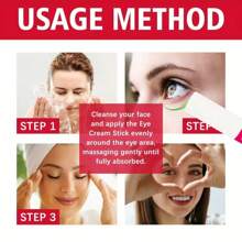 GZE 视黄醇胶原蛋白眼霜棒 - 低过敏性、保湿、紧致，适合所有肤质，男女通用，一键补水，呵护光滑细腻的肌肤，理想的新年礼物 - 玫紅色 - 查看 7