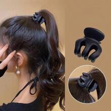 11pcs/Set Women's Black Coffee Khaki Grip Clip Set Combination High-End Feeling, Half Hair Tie At The Back Of The Head, Elegant, Versatile Hair Claw Suitable For Daily Decoration, Commuting, Outdoor Leisure, Dating Use