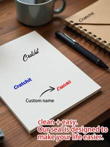 Sello personalizado con nube y oso adorables - Estilo A - Ver 5