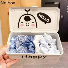 5/8件套全新组合 Ins 风格可爱女孩简约百搭发圈 - 彩色 - 查看 5