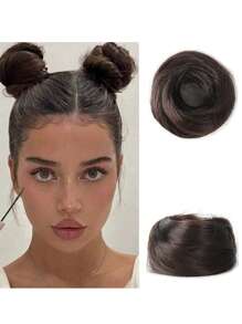 1pc Fashionable & Elegant Hair Scrunchie Bun Maker, Hair Accessories Wig, Messy Bun Hair Donut, Suitable For Everyday Use