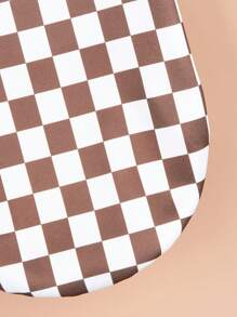 Áo hoodie họa tiết ô vuông hình gấu bông, chó và mèo phong cách Hàn Quốc, áo phông thú cưng - Đen và trắng - Xem 9