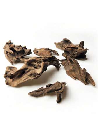 2pcs Aquarium Driftwood For Terrarium Landscape Decoration