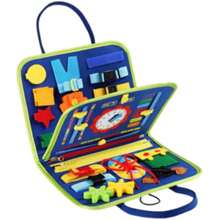 Livro Montessori Sensorial Maleta Educativa Brinquedo para Crianças