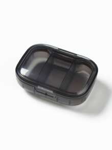 4 件/1 件迷你药丸储存盒 - 超紧凑，3 个隔层，防尘，药物管理，易于日常服用 - 便携轻巧的设计，适合旅行或家庭使用