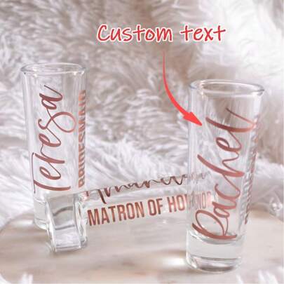 1PC Personalized Shot Glass, Bridal Party Gift, Custom 2OZ Shot Glass, Bridesmaid Groomsman Proposal, Bachelorette Party, Wedding Favor,Multi-Functional,Adjustable,Durable,Ornamental,Reusable,Exquisite,Adorable,High-Quality,Modern,Colorful,Cute,Comfortable,Stylish,Custom,Personalized,Unique,Ideal Gifts For Him,Ideal Gifts For Her,Boyfriend,Girlfriend,Dad,Mom,Family,Friends,Son,Daughter,Office,Tea Room,School,Home,Home Refresh