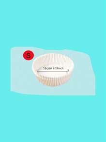 Round Air Fryer Paper Sheets, Oil Absorption Pad For Baking, Silicone Oiled Paper Discs, Foil Round Liners For Home Electric Oven And Bowl