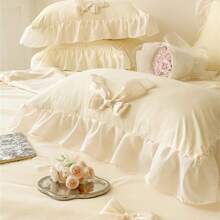 1 Peça Fronha de Laço, Adequada para Cabelo e Pele, com Fechamento em Envelope, Presente para Mulheres, Tamanho Grande e Padrão 48x74cm/50x75cm, Sem Travesseiro Interno, Rosa/Amarelo/Azul/Verde