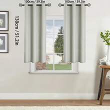 2pcs Blackout Curtains Thermal Insulated Lined Window Curtain Panels For Living Room, Bedroom, Kitchen, Bathroom, Home Decor Curtains For Living Room Room Decor Home Decor Living Room Kitchen Decor Living Room Decor Room Decor Curtains Bedroom