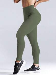 5pcs/Set High Waist Pocket Yoga Pants, Women's Compression Tight Leggings For Yoga, Fitness, Running - Multicolor - View 3