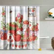 1PC Fun Animal Theme Shower Curtain Set In Blue Green Blue, Waterproof Fabric Shower Curtain, Duck, Cat, Strawberry Cartoon, Bear Pattern Printed Bathroom Curtain Decoration (Multi Color, 180cm X 180cm) Mother's Day Flowers, Personalized Gifts For Mom, Last Minute Gifts, Mother's Day Ideas, Mothering Sunday Gifts, Handmade Cards For Mum, Best Mother's Day Gifts Under $50