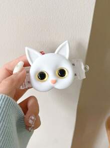 Soporte para teléfono con cordón estilo dibujo animado de gato, correa cruzada ajustable y desmontable, soporte para gafas y perro lindo, anti-pérdida