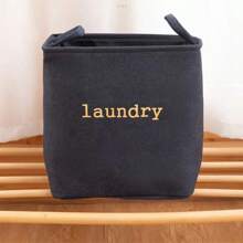 Jute Cloth Art Dirty Clothes Collection Basket Light Luxury Home Bathroom Foldable Laundry Basket Large Capacity Storage