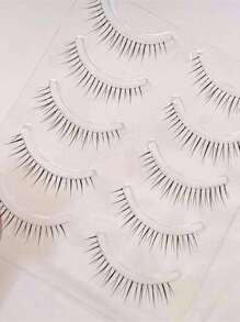 10pcs Cute Cartoon Chic Transparent Style Lower Eyelashes For Photogenic Look - Natural Lashes - View 3
