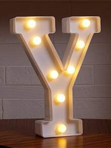 1 件 21.8 厘米/8.58 英寸高节日和派对灯饰，户外圣诞装饰灯，LED 灯，数字 0-9，字母 A-Z，圣诞装饰数字灯，节日配件，婚礼生日派对用品，房间场景装饰 - 暖白色 - 查看 39