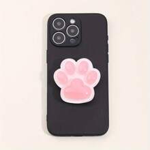 1 pezzo Supporto da tavolo pieghevole in ABS con design a zampa di gatto carino, 1 pezzo Accessorio impermeabile per supportare il telefono compatibile con , telefoni Android, regalo per compleanni, famiglia, amici, sostegno per telefono push-pull, supporto per telefono, accessori per telefono