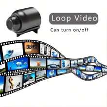 1 Pezzo Telecamera di sorveglianza senza fili ad alta definizione 1080P, con rilevamento del movimento umano 4X e angolo di visione di 355°, adatta per la sicurezza domestica e il monitoraggio, cura degli anziani e dei bambini, con visione notturna integrata, alimentata tramite USB, supporta archiviazione cloud e scheda micro SD - Ideale per il monitoraggio di bambini, animali domestici e sicurezza domestica, regalo perfetto per la famiglia durante le festività