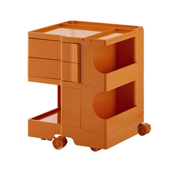 Storage Cabinet With Wheels And Drawers, Multipurpose ABS Utility Storage Cart For Living Room Bedroom Kitchen