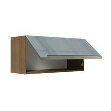 Alacena Gabinete Superior Cocina Madesa Lux 1 Puerta 70cm Color Rústico/gris - Marróm y Gris - Ver 6
