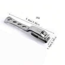 1pc 360° Rotating Stainless Steel Nail Clipper Set With Nail Clippers Tool