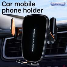Car Phone Holder 2025 Upgraded Car Vent Phone Holder Clip Cell Phone Car Hands-Free Holder Truck Mount Vent Cradle Compatible With Iphone 16 Android, Black