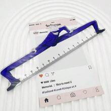 Jujutsu Kaisen 1pc Jujutsu Kaisen Ruler, Gojo Satoru Anime Stationery Ruler, 15cm Length,School Supplies,Back To School