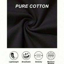 Musical Notes Symbol Definition - Humor Musician T-Shirt, 100% Cotton Short Sleeve Classic Heavy Top - 黑色 - 查看 5