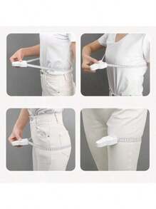 Soft Tape Measure For 3D, Waist Circumference, Arm Circumference, Automatic Measurement, Leg Circumference, Chest Circumference, Tape Measure, Rubber Ruler - Multicolor - View 1