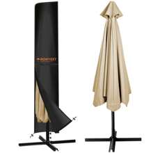 RY-300D 橙线伞套 - 重型防水 420D 涤纶面料，悬臂偏置雨伞户外遮阳伞套（加强型设计）