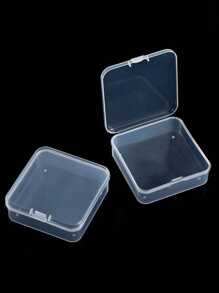 Sterling Silver Rhinestone-Set Double Ring Necklace For Women New Chic Minimalist And Cold Style Interlocking Collarbone Chain - Square and Round Interlocking Necklace - View 10