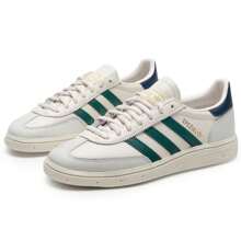 Adidas Originals 男女同款休閒鞋 HANDBALL SPEZIAL 低筒休閒鞋 復古板鞋 舒適透氣運動鞋 - 粉紅白/森林綠/深靛藍 - 查看 5