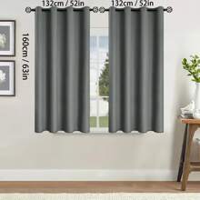 2pcs Blackout Curtains Thermal Insulated Lined Window Curtain Panels For Living Room, Bedroom, Kitchen, Bathroom, Home Decor Curtains For Living Room Room Decor Home Decor Living Room Kitchen Decor Living Room Decor Room Decor Curtains Bedroom