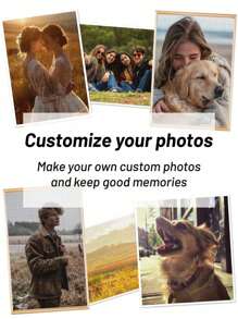 ZHUAIZHUAIHU Custom Diamond Painting Kits For Adults Full Drill Round DIY Craft Personalize Your Own Picture Customization Perfect Decoration For Home Wall Wedding Room