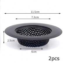 2 Peças Coadores de Pia de Cozinha, Filtros de Dreno de Pia de Aço Inoxidável, Conjunto de Coadores de Cozinha com Malha Fina, Ferramentas Essenciais de Cozinha e Acessórios de Cozinha, Um Presente Indispensável de Ferramentas de Cozinha para Chefs Domésticos, Armazenamento Econômico de Espaço para Organizadores de Cozinha, Ideia de Presente de Natal para a Cozinha