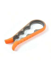 1pc 4-In-1 Multifunctional Bottle Opener, Jar Opener, Cap Remover, Beer Bottle Opener - Random Color