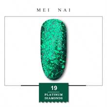 Esmalte de uñas de platino con diamantes Miss Comoy de 15ML, nuevo modelo popular de 2025, el tamaño de los destellos de purpurina hace un degradado de color brillante, se necesita lámpara de secado de luz ultravioleta, manualidades de uñas, pegamento de uñas comúnmente usado en salones de uñas