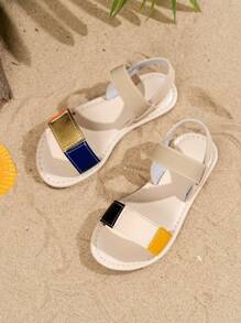 2025 New Sandals, Color Matching Sandals, Vamp Random Color Matching, Beach Sandals, Bohemian Style Sandals, Casual Sandals, Soft Soled Comfortable Sandals, Can Create A Surprise Gift