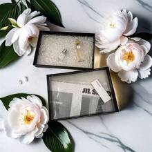 1pc Acrylic Transparent Water Wave Striped Tray, Home Decor, Suitable For Kitchen, Living Room, Jewelry - Clear - View 4