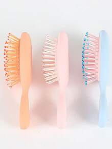 Fashionable Cartoon Macaron Color Air Cushion Comb, Petite & Cute Hair Brush For Girls, Anti-Static Portable Home Use, New Professional Curling Brush For Perfect Curls, Waves, And Frizz-Free Smooth Hair - Ideal For Back To School, Travel & Vacation