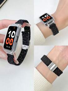 1pc Nylon Woven Elastic Adjustable Watch Band, Suitable For Band 9/8/7/6/Pro, Honor Band 7/6, With NFC