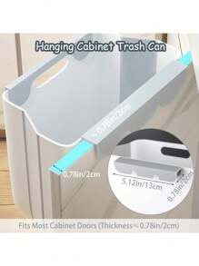 1个节省空间可折叠垃圾桶：用途广泛，便于携带，适用于厨房、汽车、浴室 - 提升您的居家生活品质，厨房、浴室、家居用品供应商