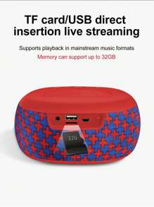 LP-V8 便携式桌面迷你无线蓝牙低音扬声器，带锂电池，适合室内和室外使用