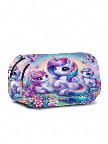 Large Pencil Case, Kids Big Capacity Pencil Pouch Stationery Pen Bag, Boys And Girls Storage High Capacity Bag Pouch Holder Box Organizer, Marker Pen Case For School Student Office Supplies - Multicolor - View 13