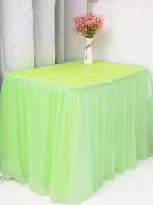 2pcs/Set Disposable Plastic Tablecloth Set, Rectangular Solid Color, Suitable For Wedding, Bridal Shower, Birthday, Buffet Party, Elegant Table Decoration, Holiday Party Supplies, Fits Various Event Themes