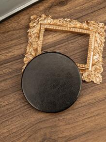 可折叠口袋化妆镜，1个纯色圆形双面迷你化妆镜，桌面镜，便携式旅行镜，适合女性和女孩，送给妈妈、妻子、姐妹、少女、朋友的礼物，小型梳妆镜，客厅、卧室、浴室家居装饰，旅行用品，婚礼、派对、生日，送给男士、父母、挚友、老师的礼物，新年礼物，配饰，趣味礼物，化妆，便宜，房间装饰，梳妆台，旅行，卧室，化妆配件，镜子，梳妆镜，迷你镜，便携镜，小镜子，手持镜，便宜，圣诞礼物，化妆，化妆工具，便宜货，礼物，送给女性的礼物，圣诞礼物