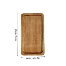 Rectangular Acacia Wood Tray - 11.4in*4.1in Kitchen Table Decoration Tray, Suitable For Home Decoration, Coffee, Pastry, Snacks, Keys, Candles, Perfume, Soap, Etc. Suitable For Various Holidays,Kitchen,Christmas Gift